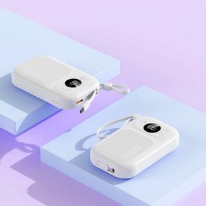 Batterie externe portable 20000mAh, charge rapide 22.5W, câble de charge rapide, nouveau design, haute capacité, entrée USB, affichage LED, grande capacité - Product Image 5