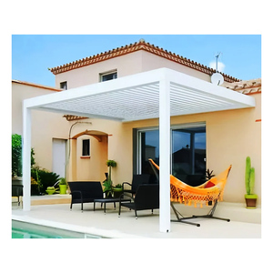 Pergola Bioclimatica Pergola Gazebo in Alluminio Archi da Giardino per Esterni Pergola in allumano - Product Image 2