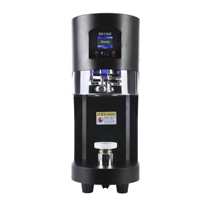 Nieuwe Stijl Plastic Huisdier Kan Sluitmachine Automatische Non Roterende Afdichting Machines Voor Afdichting De Huisdier Koffie Smoothie Kan