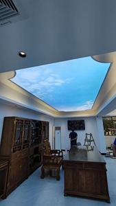 Fourniture en usine de films pour plafonds extensibles Foxygen personnalisés avec choix de styles design pour la décoration de la <span class=keywords><strong>maison</strong></span> - Product Image 4