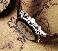 Offre Spéciale MEGIR 2020 montres de luxe en cuir pour hommes horloge à Quartz étanche hommes affaires montre électronique LOGO personnalisé usine