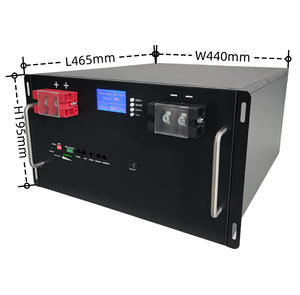 Batterie LiFePO4 en rack 51,2V 100Ah 5kWh 10kWh pour système solaire hors réseau - Product Image 1