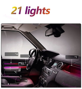 Lampe d'ambiance pour Land Rover Discovery 4 2010-2016 Lampe d'ambiance décorative pour éclairage intérieur 64 couleurs - Product Image 2