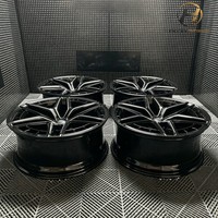 Jantes de voiture en alliage forgé 6061 T6 OEM ODM noir brillant usiné 18 19 20 21 22 23 pouces 23x9.5 6x139.7 6x114.3 pour Nissan Armada