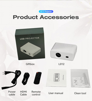 Hotack L012 LED LCD Portable Mini Cinéma Projecteur Smart Android Wifi Téléphone Proyector Hd Home Cinéma Vidéo Projecteur