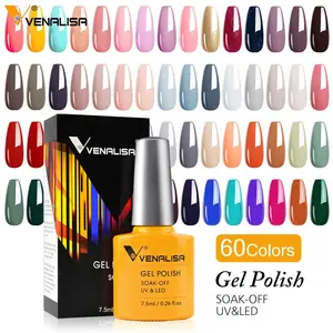 Soak Off Uv Gel Polish VENALISA Newest Summer Color Gel Nail Polish For Sale Individual Packaging UV Soak Off Varnish Bottle Unique OEM