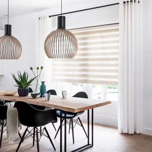 Tapparelle per finestre giorno e <span class=keywords><strong>notte</strong></span> telecomando Smart per motore Zebra tessuto per finestre per salotti - Product Image 1