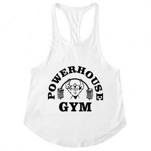 Camisetas sin mangas de punto 100% algodón cómodas para hombre, últimas novedades, tallas reales de EE. UU./UE, camiseta de fitness, culturismo, entrenamiento, gimnasio, manga corta - Product Image 3