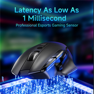 EWEADN G2 RGB Trọng lượng nhẹ Ergonomic Chuột chơi game không dây Macro lập trình bán hàng trực tiếp nhà máy cho văn phòng và chơi game sử dụng - Product Image 4