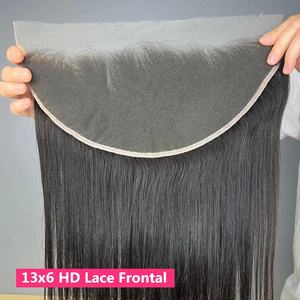 Vente en gros Super Thin HD Lace Frontal Closure HD Lace 13x4 13x6 Frontal Film Transparent HD Lace Frontal Vendeur - Product Image 1