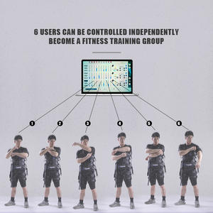 Setelan latihan kekuatan seluruh tubuh, peralatan stimulasi elektro kekuatan Ems latihan tubuh Ems - Product Image 2