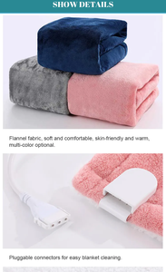 Gemütliche Weiche Flanell Elektrische Heizdecke Winter-Kniedecke für Sofa Bett Büro - Product Image 6