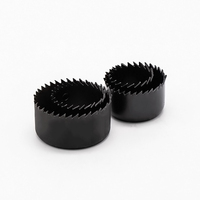 Kit de 6 scies cloches en acier au carbone pour le bois, avec mandrin et clé hexagonale, pour percer le bois, le PVC et les plaques de plâtre