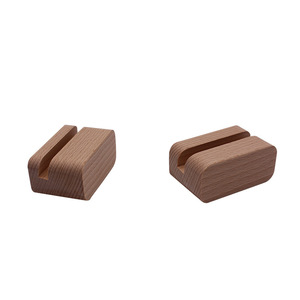 Base de Calendario de Madera, Soporte para Tarjetas de Visita de Madera Maciza, Soporte para Postales, Personalizable para Uso en Escritorio de Oficina - Product Image 3