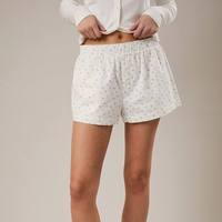 Shorts décontractés pour femmes à imprimé floral, avec cordon de serrage, style boxer, nouvelle collection, personnalisables avec logo, par le fabricant