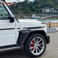 Kit de mise à niveau en fibre de carbone sèche, style R, avec pare-chocs, spoiler, diffuseur et capot pour Mercedes Classe G G63 W465 AMG G550 G500 2025 2026