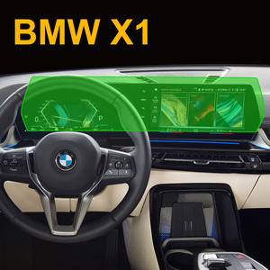 ฟิล์มกระจกนิรภัยแบบชิ้นเดียวสำหรับหน้าจอแสดงผลมัลติมีเดียบนแผงหน้าปัดรถยนต์ BMW X1 ปี 2025 คุณภาพสูงเกรด AAA สำหรับหน้าจอแบบยาว - Product Image 2