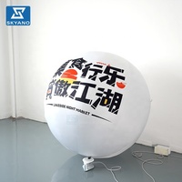Ballon publicitaire gonflable personnalisé pour la décoration d'événements, idéal pour les scènes, les fêtes et les marchés en plein air