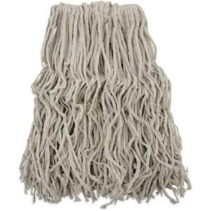 Tête de balai en microfibre Boardwalk BWKCM02032S # 32 Tampons de serpillière en coton blanc coupé sur le biais - 12/ Carton - Matériau en tissu pour serpillière - Product Image 6