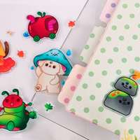 Autocollants en époxy 3D personnalisés, feuille d'autocollants découpés sur mesure, autocollants pour agenda, journal, scrapbooking, cadeau pour elle, votre propre design
