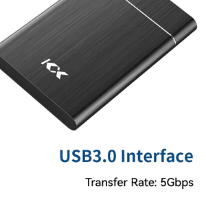 Nieuwe Externe Harde Schijf 1pc HDD USB 3.0 Draagbaar 2TB Aluminium Behuizing Hoge Snelheid 100-200MB/s Lees/Schrijfsnelheid Desktop - Product Image 4