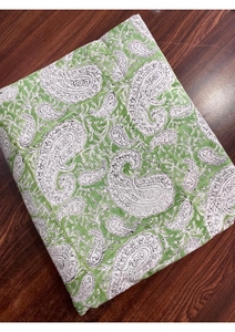 Jaipuri ผ้าคอตตอน100% ผ้าพิมพ์ลายแบบบล็อกผ้าคุณภาพสูงสีคมชัด - Product Image 6