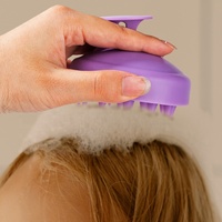 Brosse de Massage Capillaire Gloway TPR 8 Couleurs pour Shampooing, Masseur de Tête et Cuir Chevelu Anti-Pellicules et Croissance des Cheveux – Offre Spéciale Septembre à 0,19 $