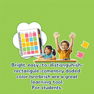 Floresan isim etiketi etiketleri termal baskı etiketleri renk kodlama etiketi - Product Image 5