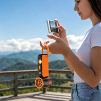 Mini ventilateur à jet haute vitesse 13500 tr/min, nouveau modèle 2026, ventilateur turbo portable rechargeable à clipser sur sac à dos pour le camping en extérieur, les voyages et la maison