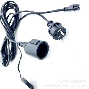 Cable de alimentación CA, conector CEE macho a IEC hembra, 16A, cable de PVC tipo SJT para uso europeo - Product Image 5