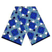 Katun Afrika dan Linen kain cetak pakaian kain etnik Afrika cap emas murni katun kain pakaian kain