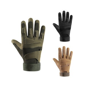 Тактические перчатки с полными пальцами в стиле судебного пристава, защита суставов пальцев для спорта на открытом воздухе, для рыбалки, вождения, велосъемки, пеших прогулок - Product Image 1