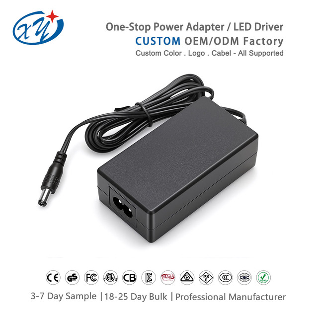 Global Safety Certified Desktop Power Adapter 12V 24V 24W 36W Wide Range Voltage Overload Protection OEM Customized Solution