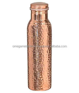 Venta caliente botella de agua de cobre puro de 35 Oz con tapa de capacidad de 1L de alto aislamiento térmico-para fiestas accesorio directo - Product Image 6