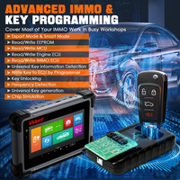 Vident ISmart800Pro IM IMMO Key Programmer Car Diagnostic Tools OBD2 Scanner 40 Reset Function Active Test Auto Scan Tool