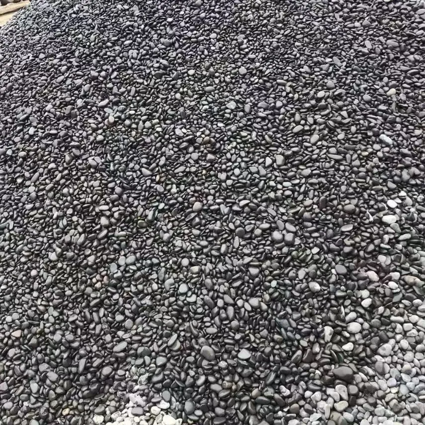 זול דקורטיבי שחור בזלת מרצפות פבל אבן חלוק חצץ שיש מרוצף פסיפס עבור גן