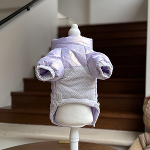 Vêtements imperméables pour animaux <span class=keywords><strong>de</strong></span> compagnie, manteau réfléchissant pour chien violet, pour chiens <span class=keywords><strong>de</strong></span> grande et petite taille, pour l'été, l'hiver, la <span class=keywords><strong>pluie</strong></span>, la neige, style simple, motif uni - Product Image 3