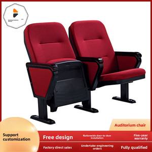 Muebles de sala de conferencias de auditorio de Metal moderno personalizado, mesas y sillas de cine plegables con asientos de sofá para uso teatral - Product Image 4