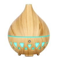 Diffuseur ultrasonique d'huile essentielle pour chambre à coucher, diffuseur d'arôme et d'arôme, veilleuse LED colorée de ml