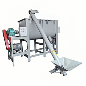 <span class=keywords><strong>เครื่อง</strong></span>ผสมปูนผงแห้งอัตโนมัติ พร้อมเม็ดไมโครบีดส์เคลือบแก้ว 220V ความจุ 1 ตัน/ชม. แบบสกรูแนวนอน - Product Image 1