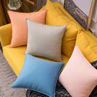 Hot Sale einfarbig wasserdicht Garten Kissen bezug Outdoor Kissen bezug für Couch Sofa Stuhl Wohnkultur Kissen bezüge