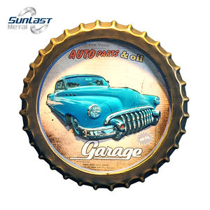 Plaques en métal personnalisées, enseignes en étain, style vintage rétro Route 66, voitures, <span class=keywords><strong>garage</strong></span>, vieux poster - Product Image 2