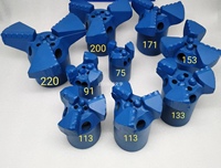 Mèche pdc de taille différente pour le forage de puits d'eau Mèche de traînée Pdc avec 3 lames Mèches de forage pour puits