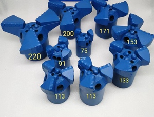 Kích thước khác nhau PDC bit cho nước cũng khoan PDC kéo bit với 3 lưỡi cũng khoan bit - Product Image 4