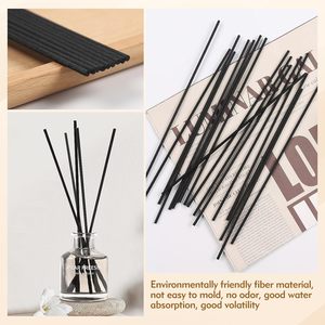 Bâtonnets <span class=keywords><strong>diffuseurs</strong></span> d'huiles essentielles en fibre noire épaisse de 7,87 pouces pour diffuseur d'arômes domestiques - Product Image 5