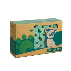 Bolsas Biodegradables para Excremento de Perro, Ecológicas, Certificadas por ASTM, Material de Almidón de Maíz/PLA, Control de Olor Moderado, Eliminación de Desechos de Mascotas - Product Image 2