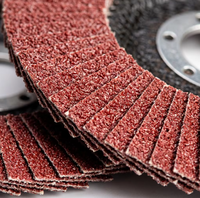 Flap Disc 115mm Grit 80 Berlapis Aluminium Oksida Cakram Pengamplasan Hook Loop Fast Cut