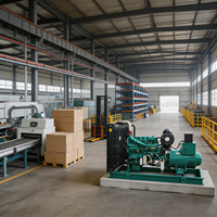 Groupe électrogène diesel 400 kW 500 kVA de type ouvert alimenté par Cummins avec AVR triphasé pour usine