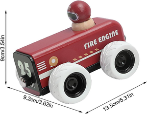 Palyset <span class=keywords><strong>de</strong></span> educación temprana tirar hacia atrás camión <span class=keywords><strong>de</strong></span> bomberos vehículo mini ambulancia coche <span class=keywords><strong>de</strong></span> juguete divertido <span class=keywords><strong>de</strong></span> madera para niños regalo <span class=keywords><strong>de</strong></span> cumpleaños - Product Image 6