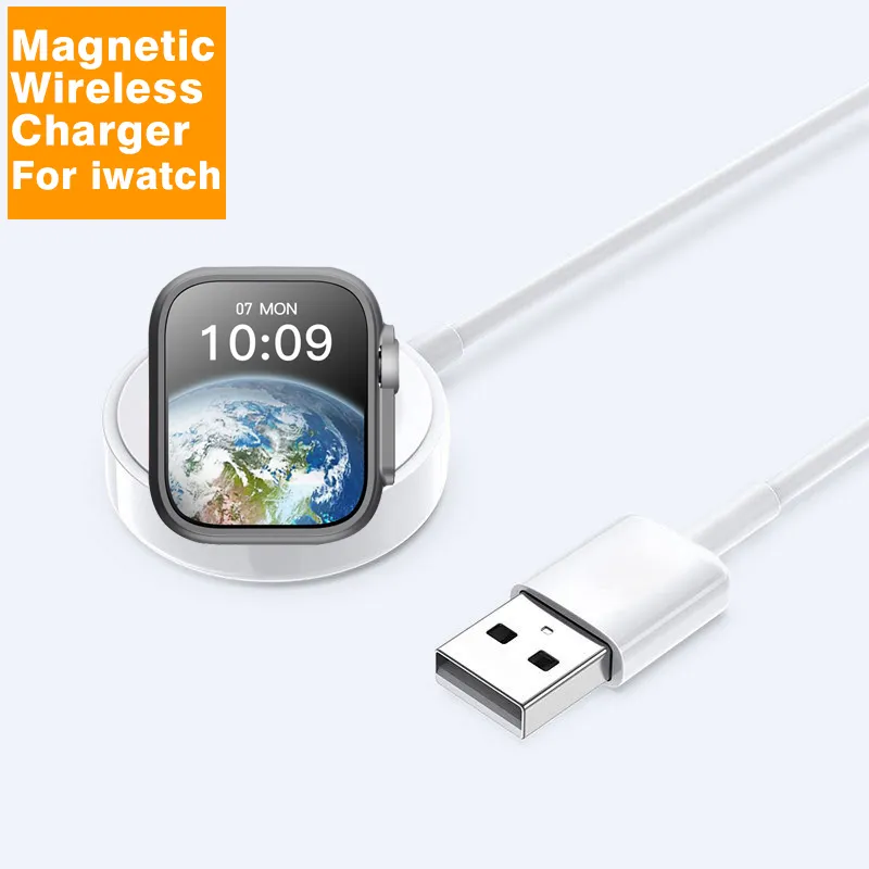 फैक्टरी मूल्य चुंबकीय वायरलेस त्वरित चार्जर एप्पल घड़ी श्रृंखला 8 7 के लिए 6 5 यूएसबी चुंबकीय घड़ी चार्ज केबल के लिए iwatch